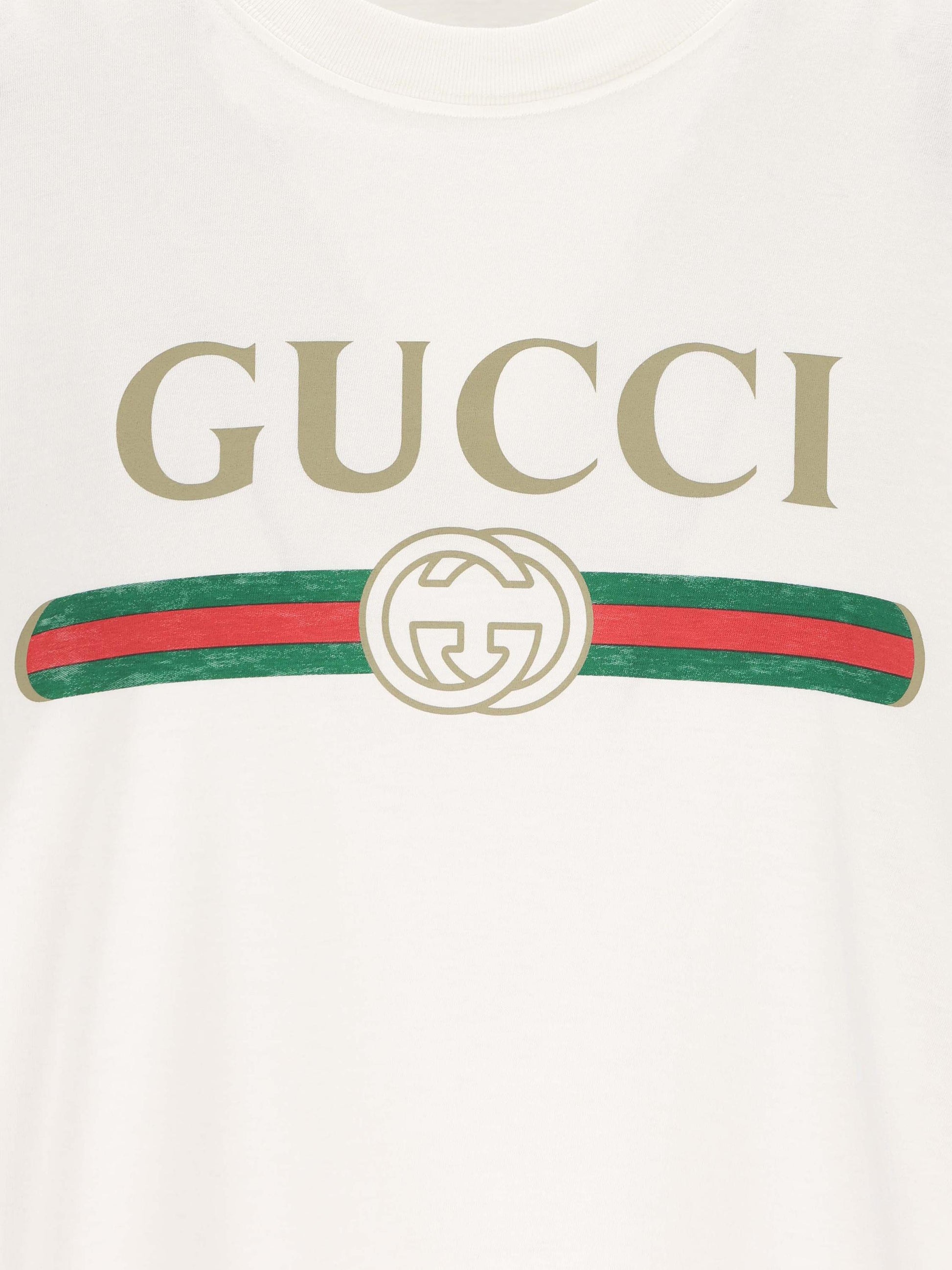T-Shirt realizzata in cotone e seta. 865015 XJHUF9280 GUCCI 