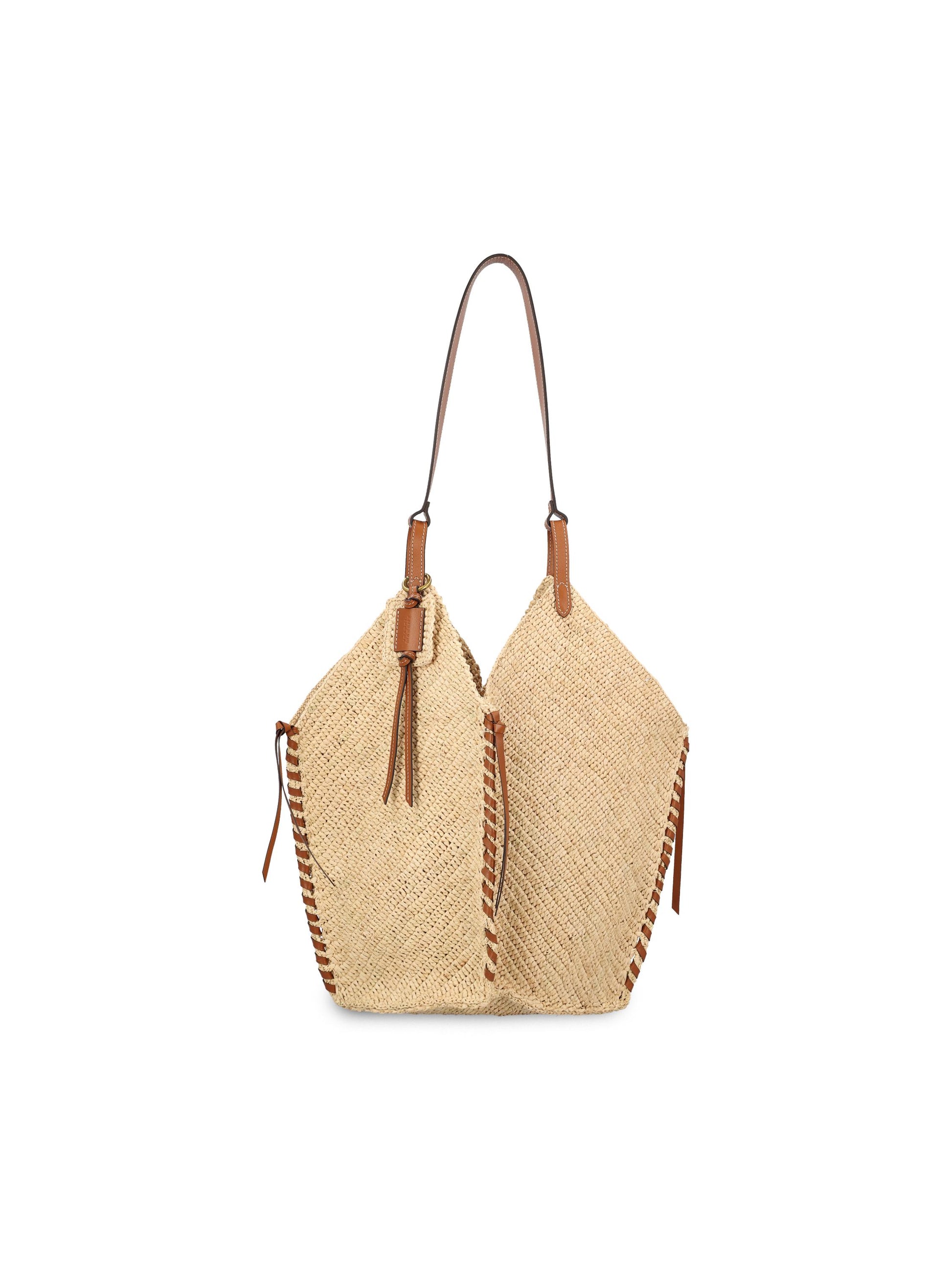 Borsa realizzata in rafia 25PPM0066FA-C1X07M NLCG ISABEL MARANT 