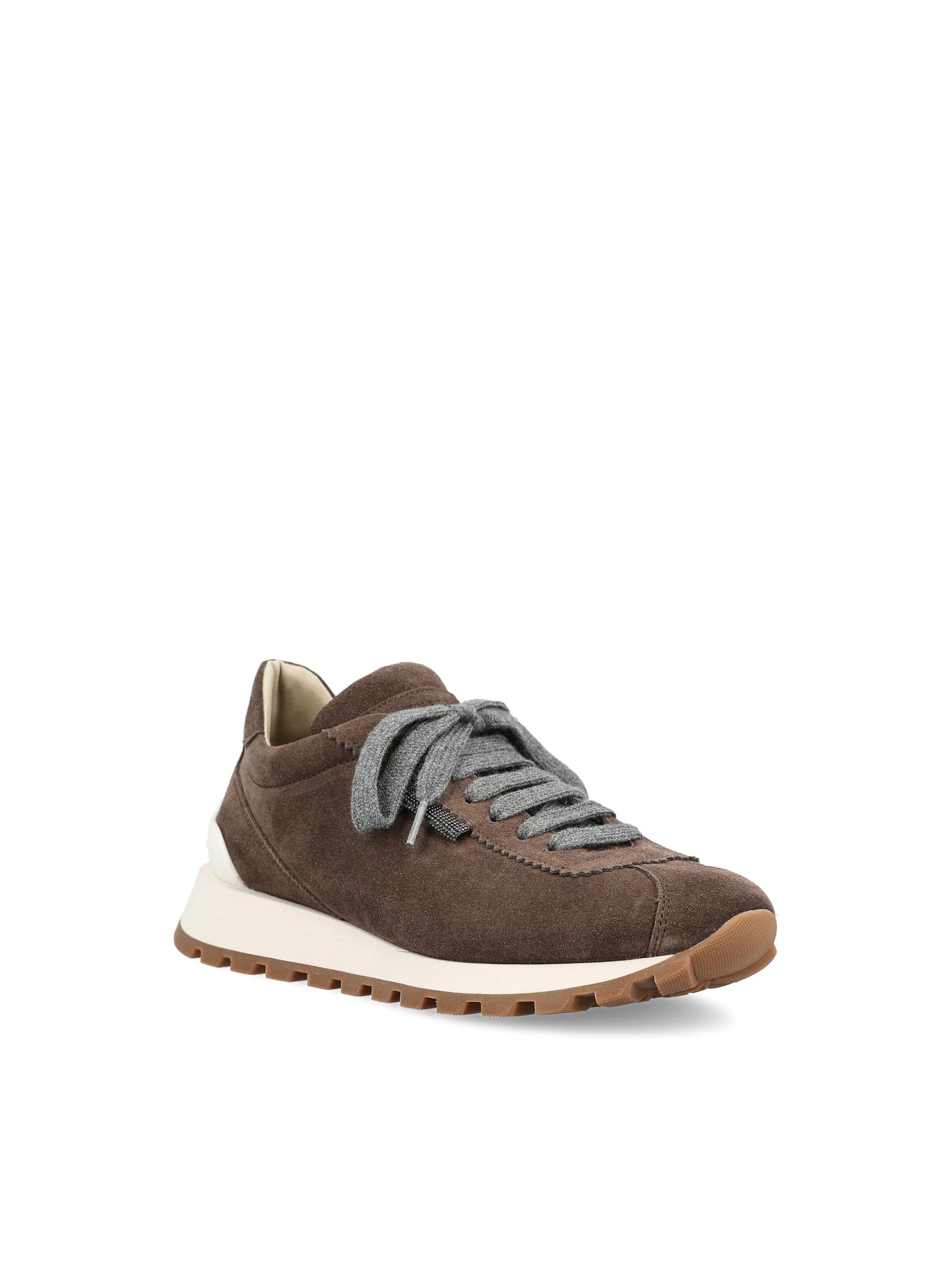 Sneakers in pelle scamosciata. MZSFG2110 C7284 BRUNELLO CUCINELLI 