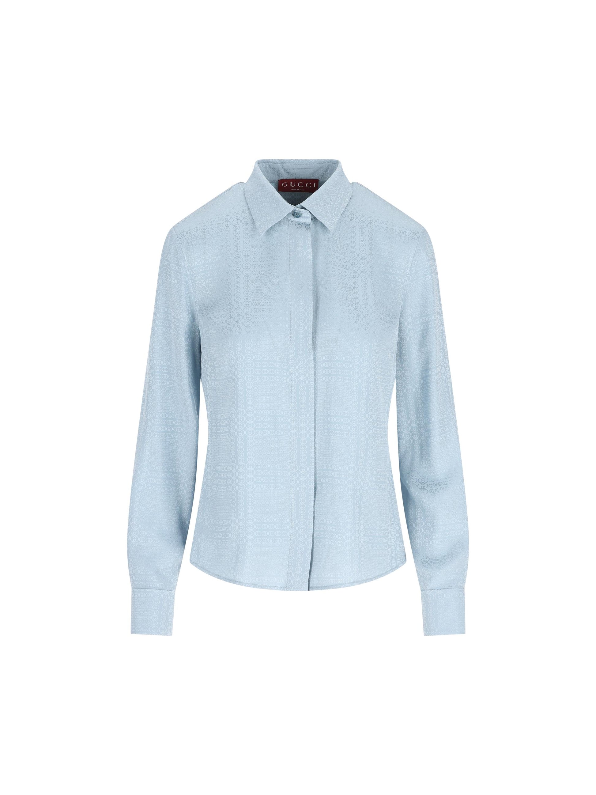 Camicia realizzata in seta. 858623 ZAT904870 GUCCI 