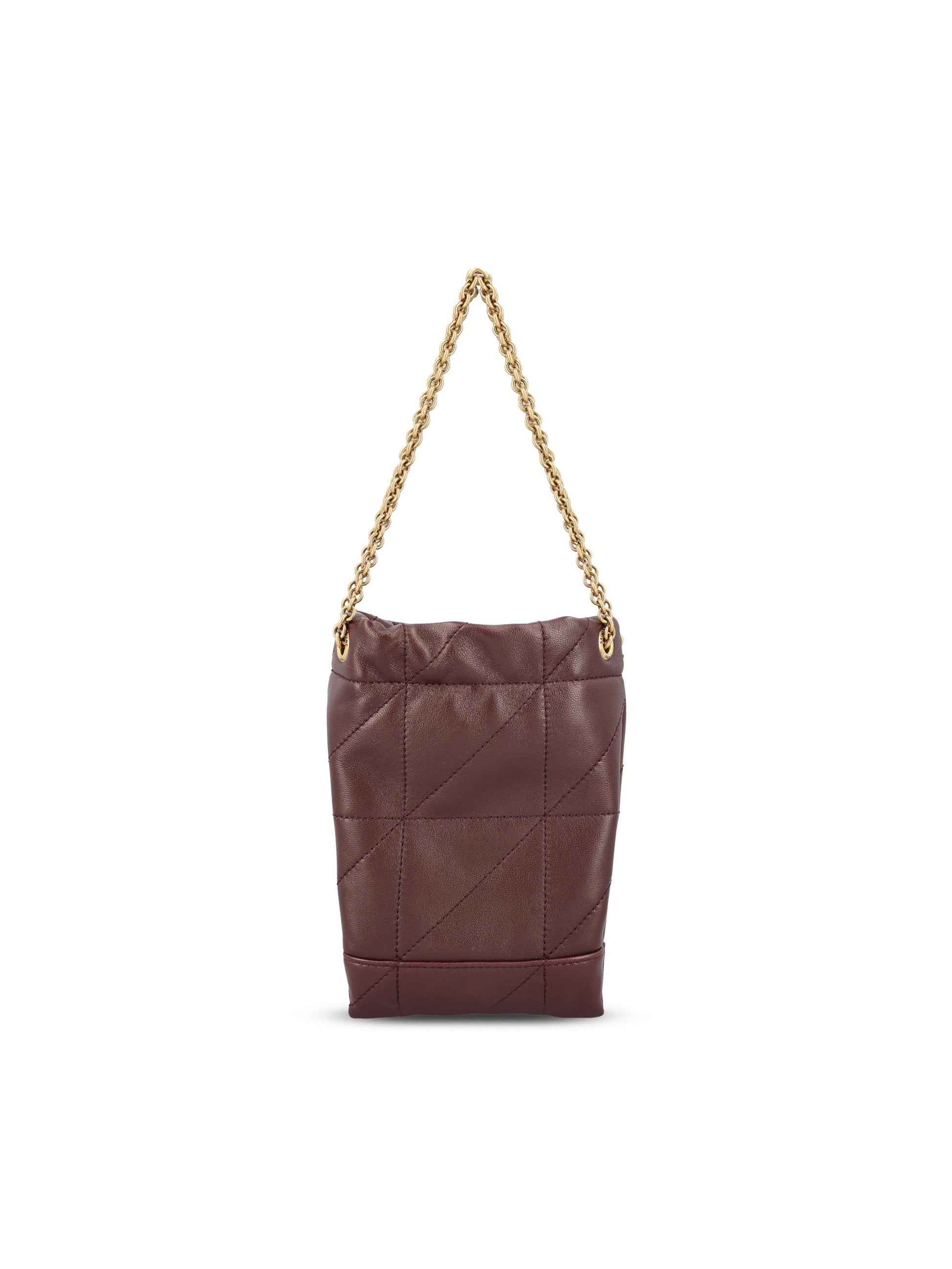 Secchiello realizzato in pelle. 863069 AAB326195 SAINT LAURENT 