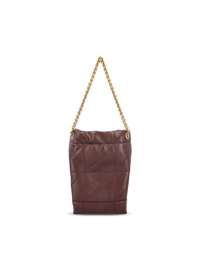 Secchiello realizzato in pelle. 863069 AAB326195 SAINT LAURENT 