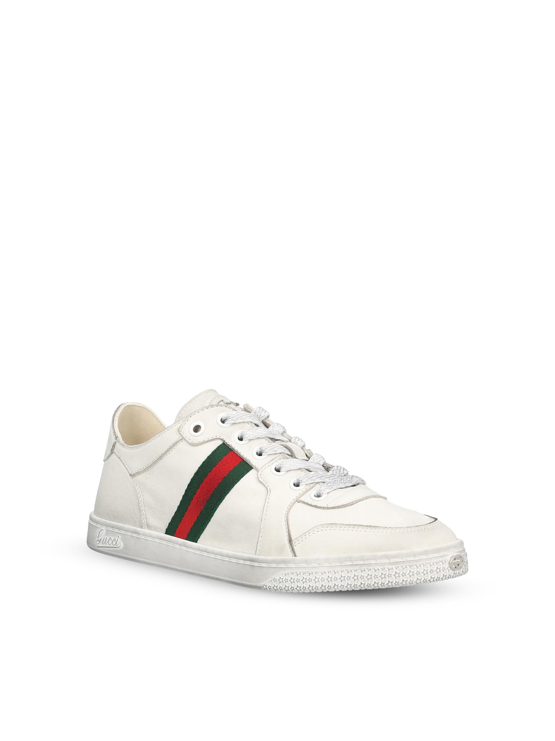 Sneakers realizzate in pelle. 865056 AAGFF9099 GUCCI 