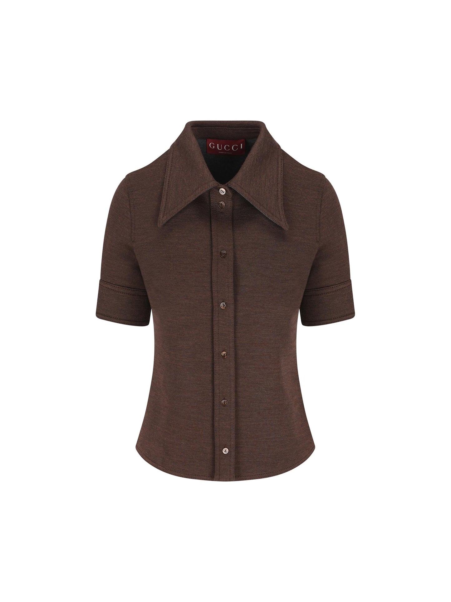 Camicia realizzata in cotone e lana. 836442 Z7AXV2063 GUCCI 
