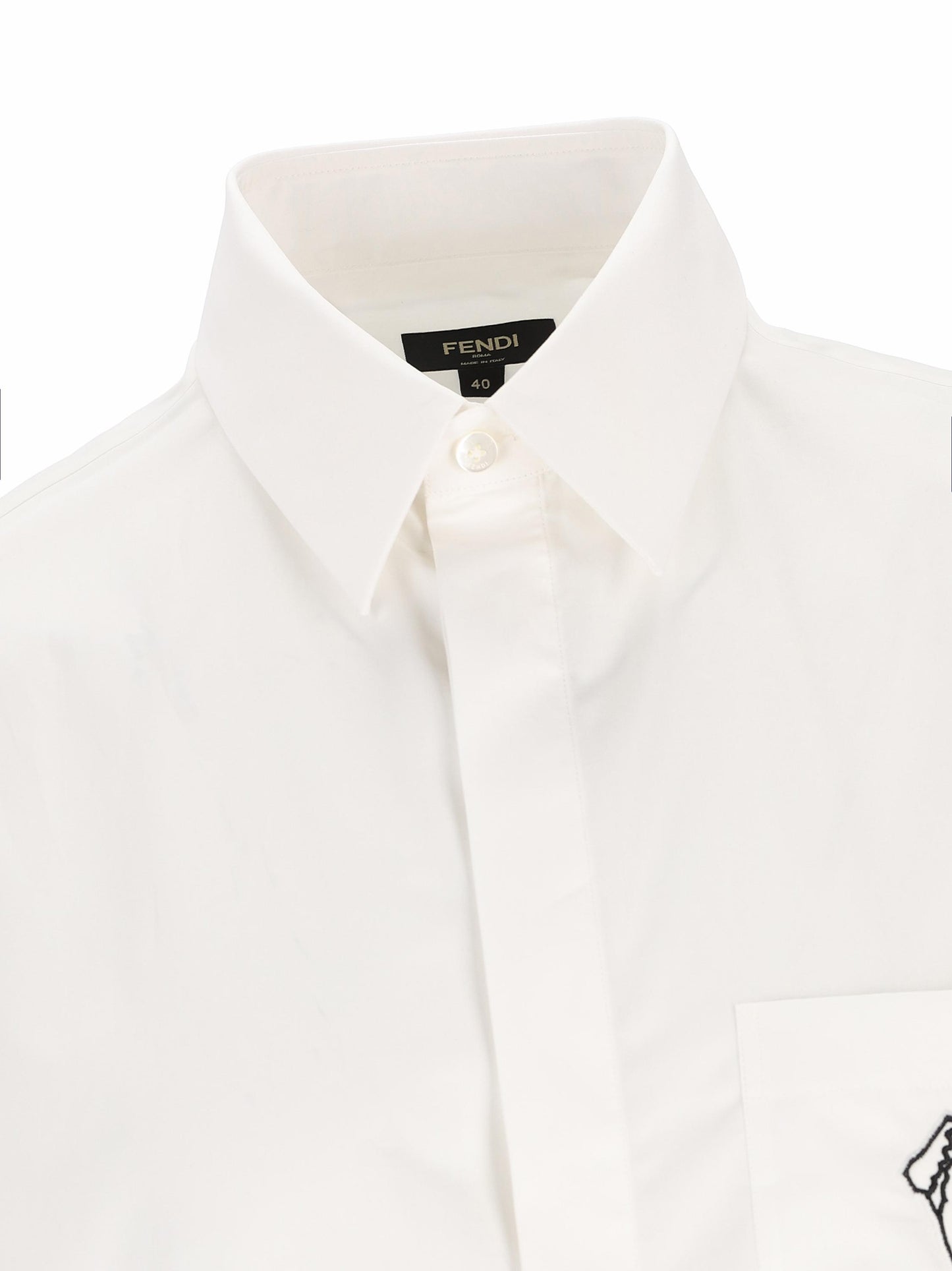 Camicia realizzata in cotone. FS1340 AVZ9F0QA0 FENDI 