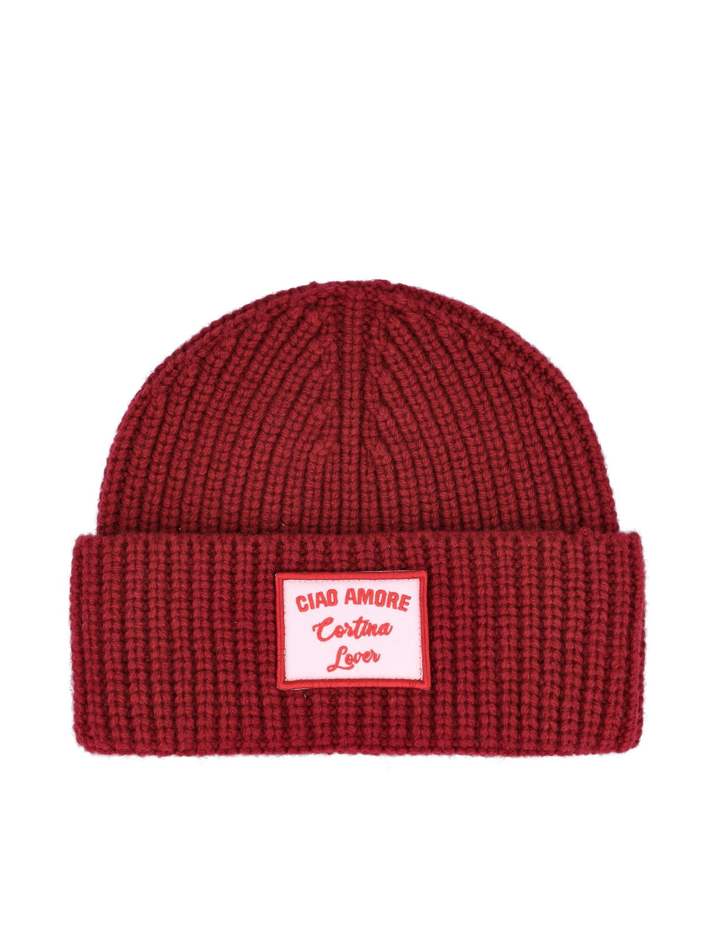 Cappello in lana e cashmere "Ciao Amore Cortina Lover" F25EM2831K 28 GIADA BENINCASA 