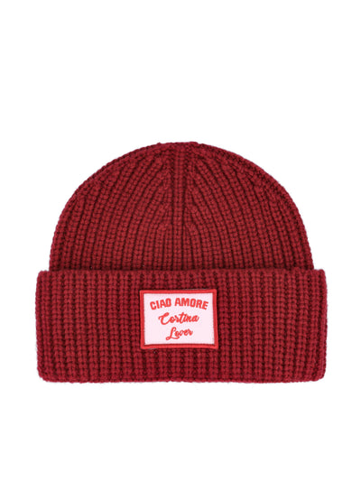 Cappello in lana e cashmere "Ciao Amore Cortina Lover" F25EM2831K 28 GIADA BENINCASA 