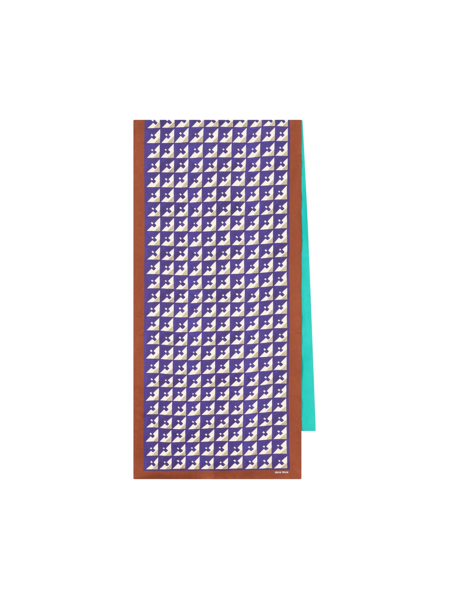 Foulard realizzato in seta. 5FF065 2IG3F0NNV MIU MIU 