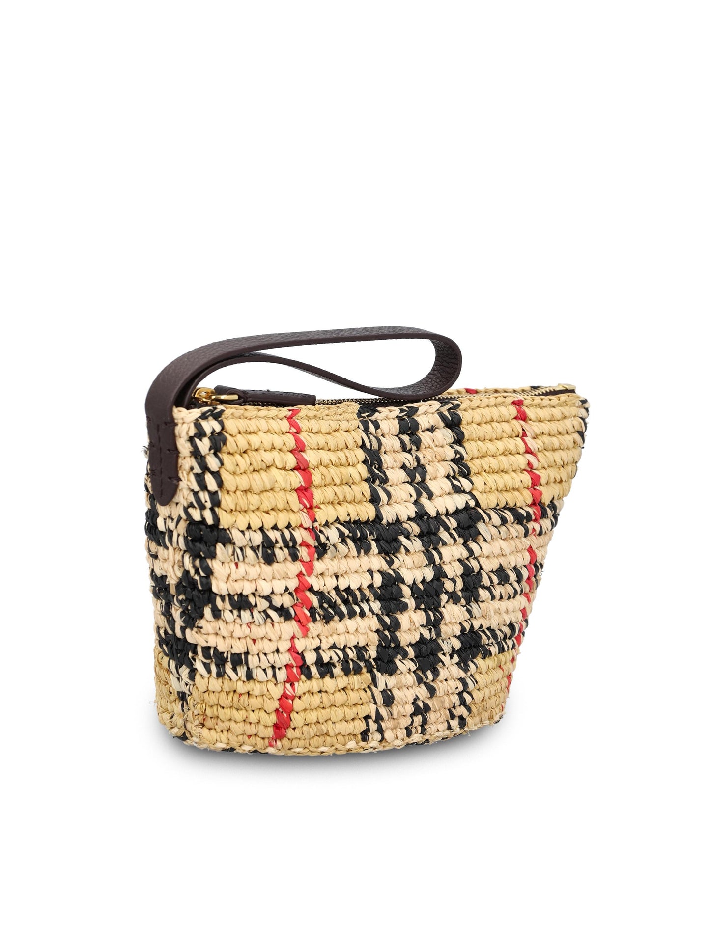 Pochette Margate in rafia 8124539 A2021 BURBERRY 