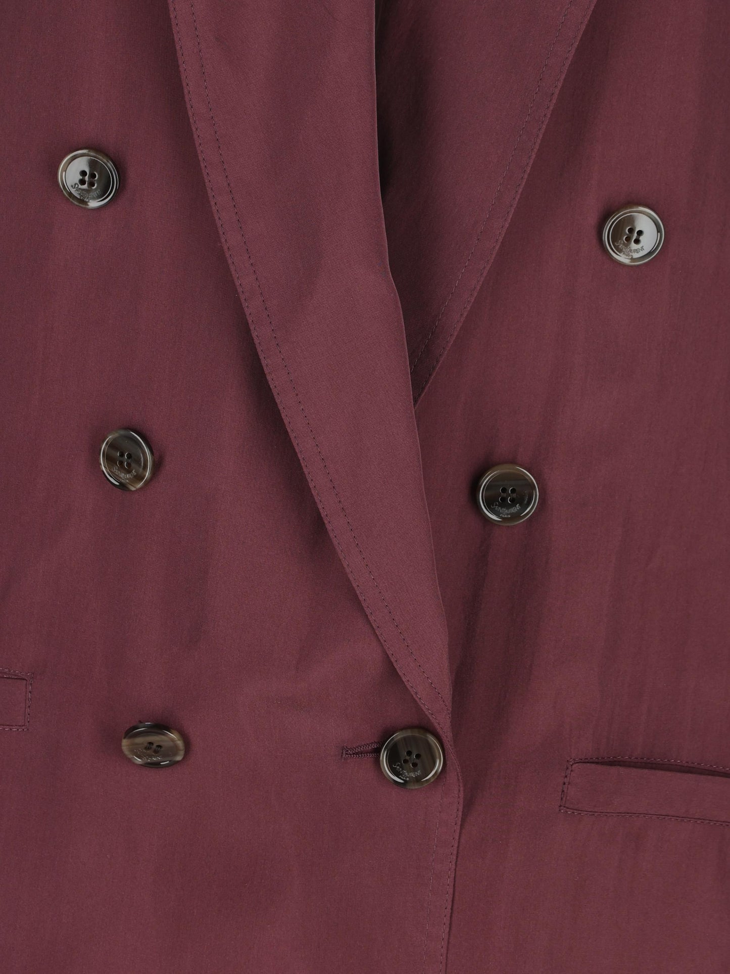 Giacca realizzata in seta. 851026 Y6J785060 SAINT LAURENT 