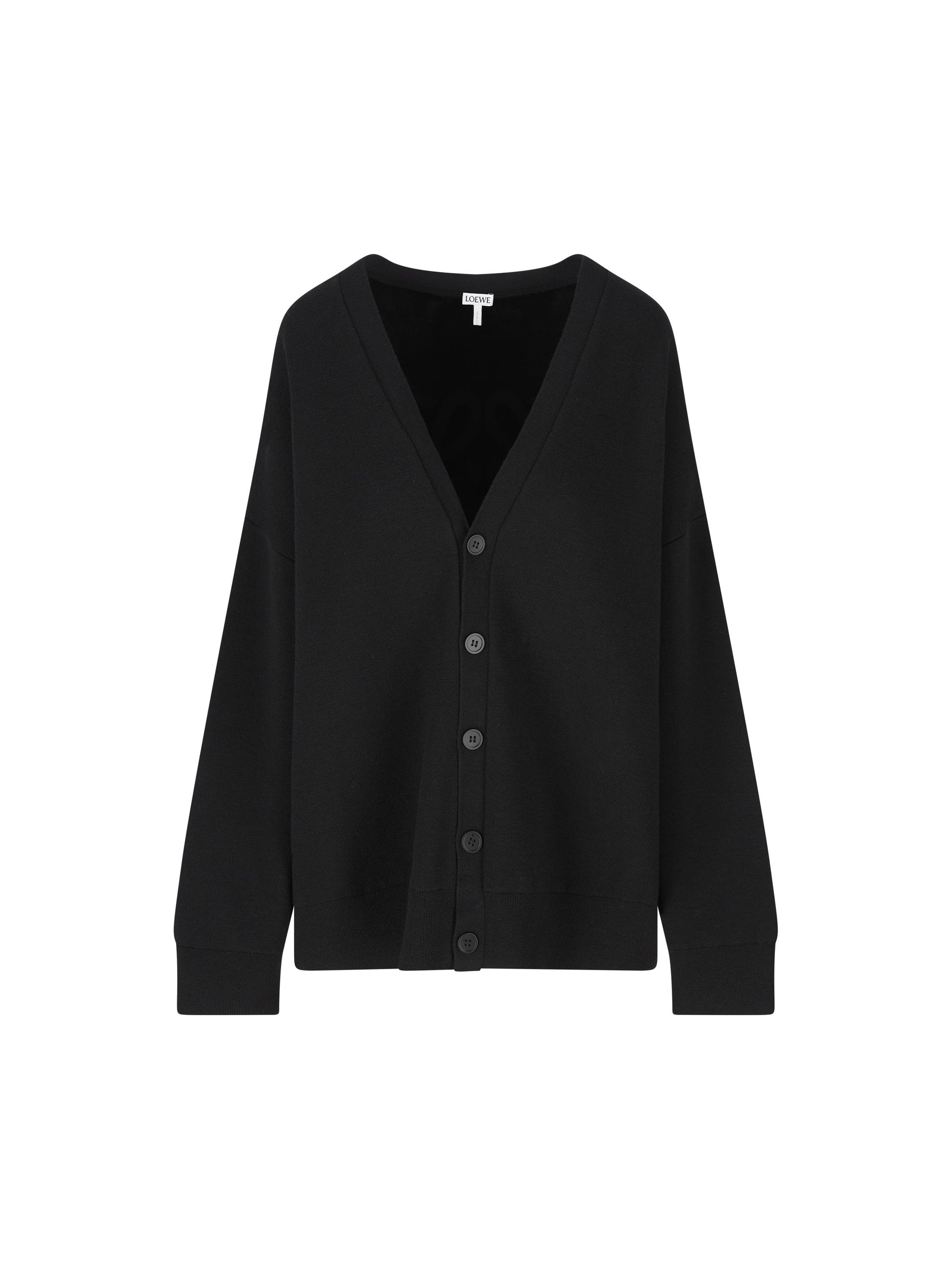 Cardigan realizzato in lana e viscosa. H526Y16KAP 1100 LOEWE 