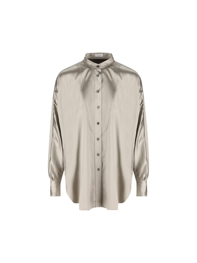 Camicia realizzata in seta. M0C59MY906 C9125 BRUNELLO CUCINELLI 