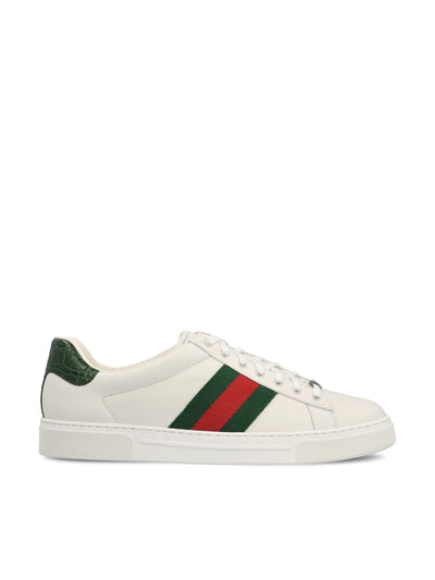 Sneaker in pelle. 757892 AACAG9055 GUCCI 