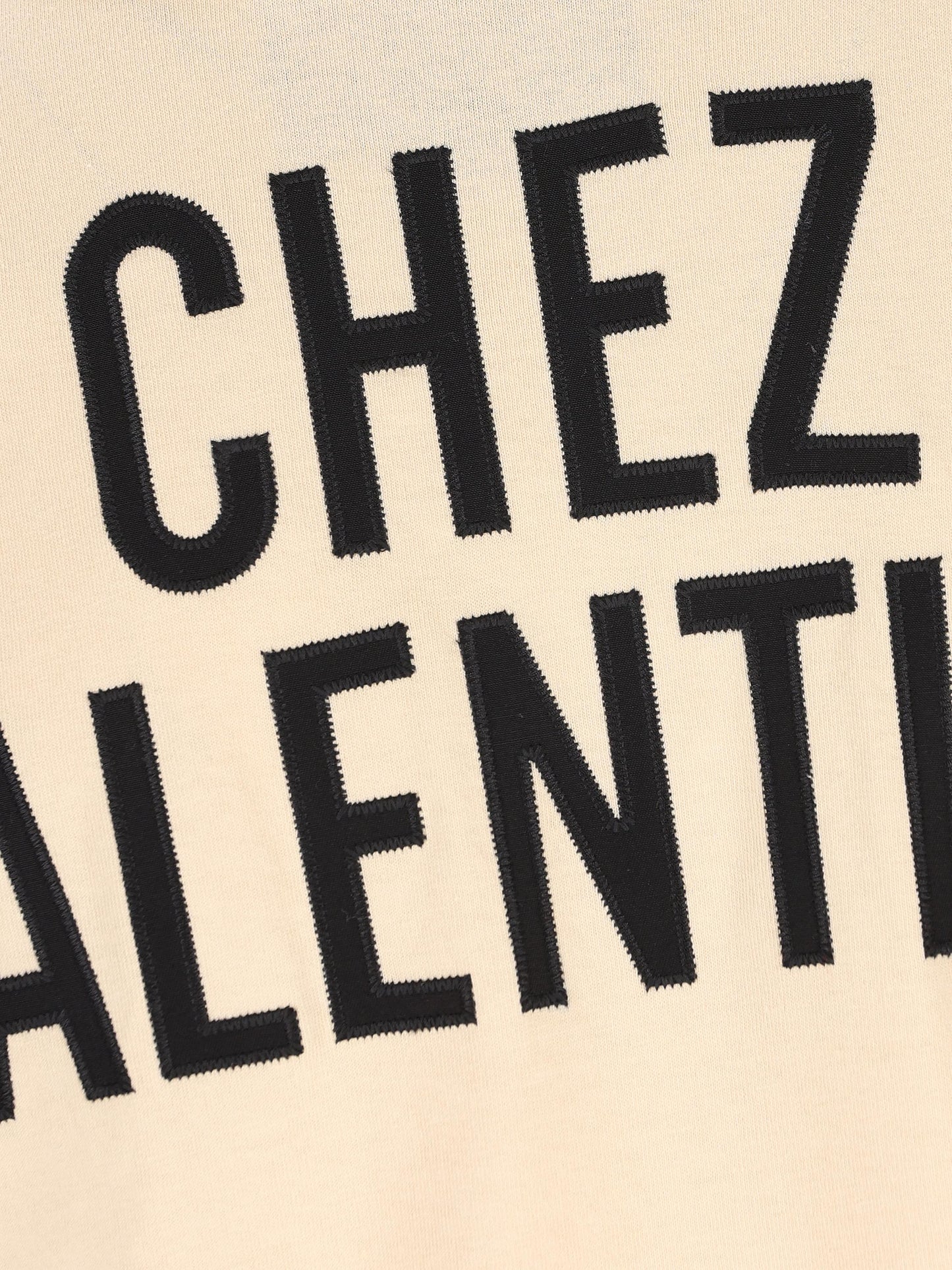 T-Shirt in Cotone Stampa Chez Valentino 7B3MG24Y9GL R8E VALENTINO GARAVANI 