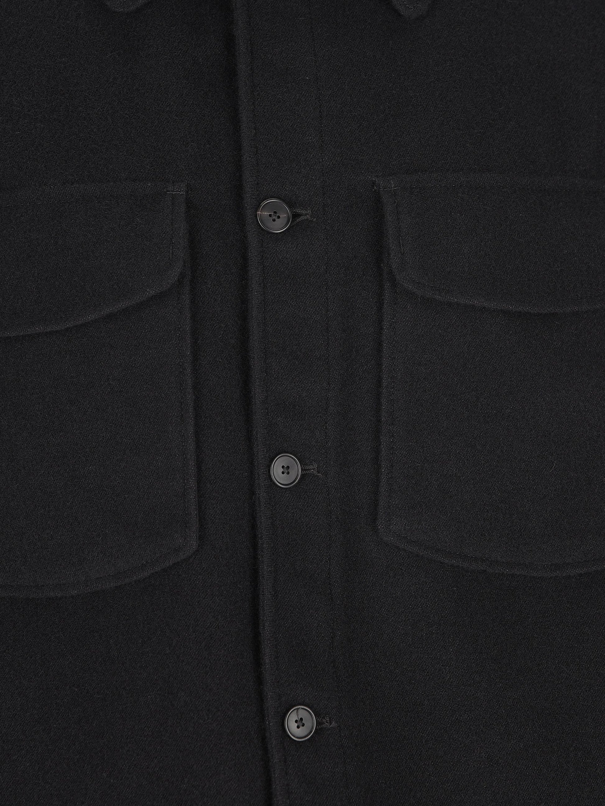 Overshirt in Lana e Cotone con Tasche 19MMOS008A 110527A999 MASSIMO OSTI STUDIO 