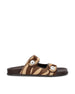 Sandalo Fayence in Pelle di Cavallino con Stampa Zebrat FAYENCE SANDAL ZNC JIMMY CHOO 