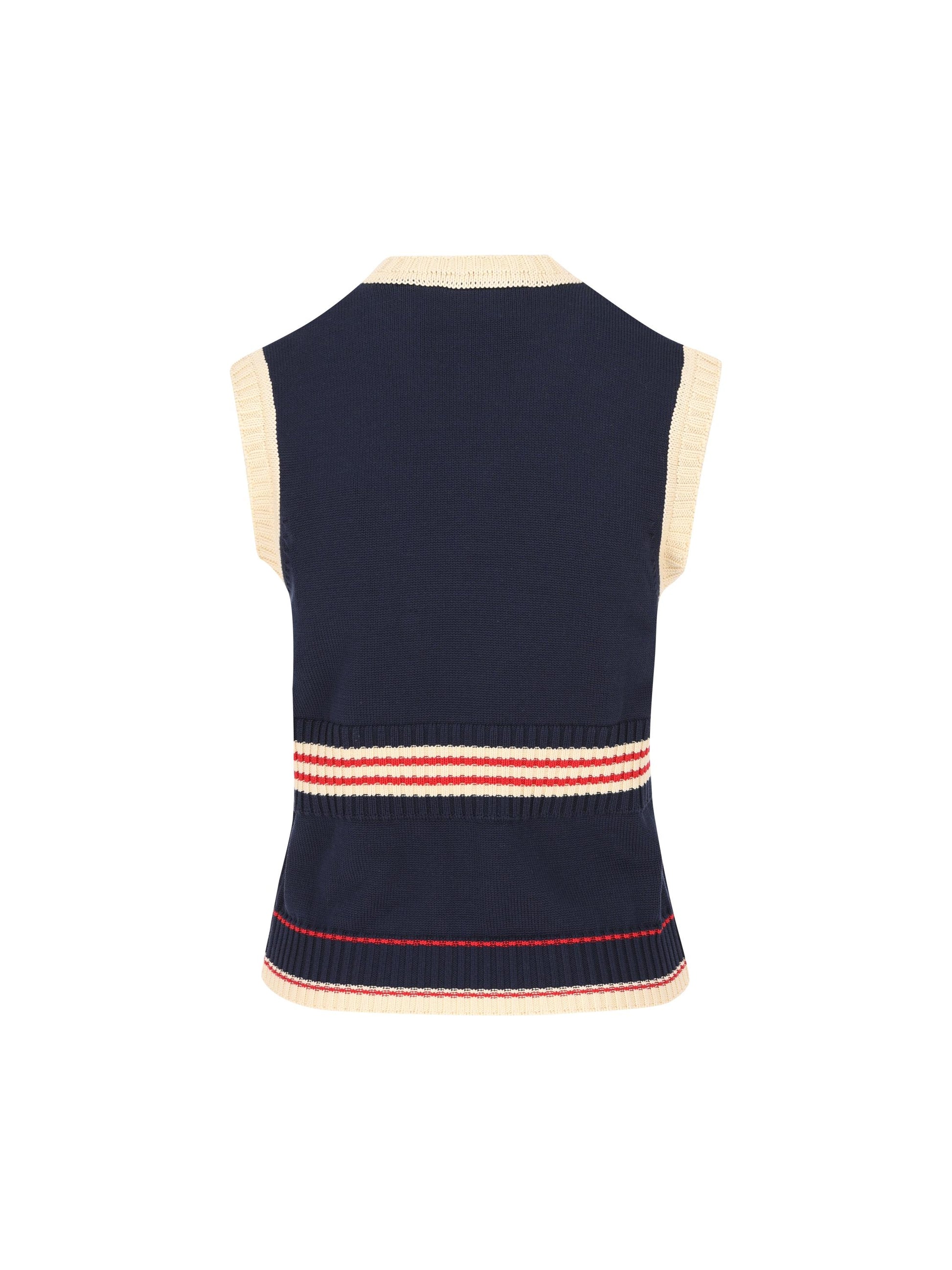 Gilet realizzato in cotone. 7B3KM06E9HM 0W6 VALENTINO GARAVANI 