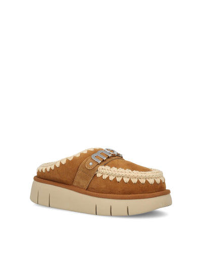 Slide realizzate in vera pelle di montone. FW531001A COG MOU 