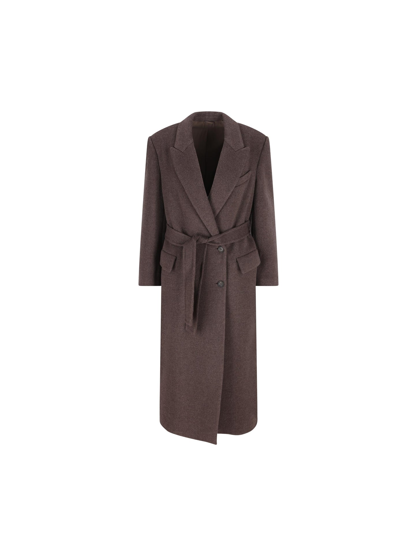 Cappotto realizzato in lana vergine e cashmere. MD5329893 C017 BRUNELLO CUCINELLI 