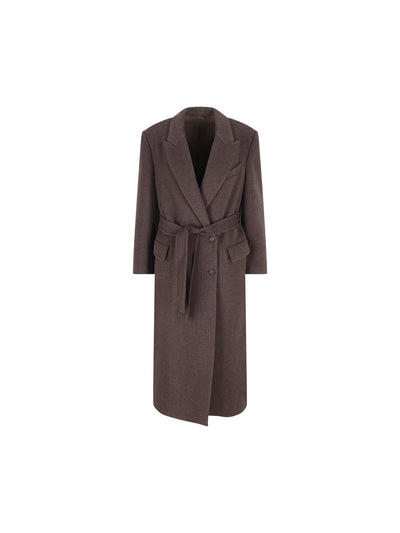 Cappotto realizzato in lana vergine e cashmere. MD5329893 C017 BRUNELLO CUCINELLI 