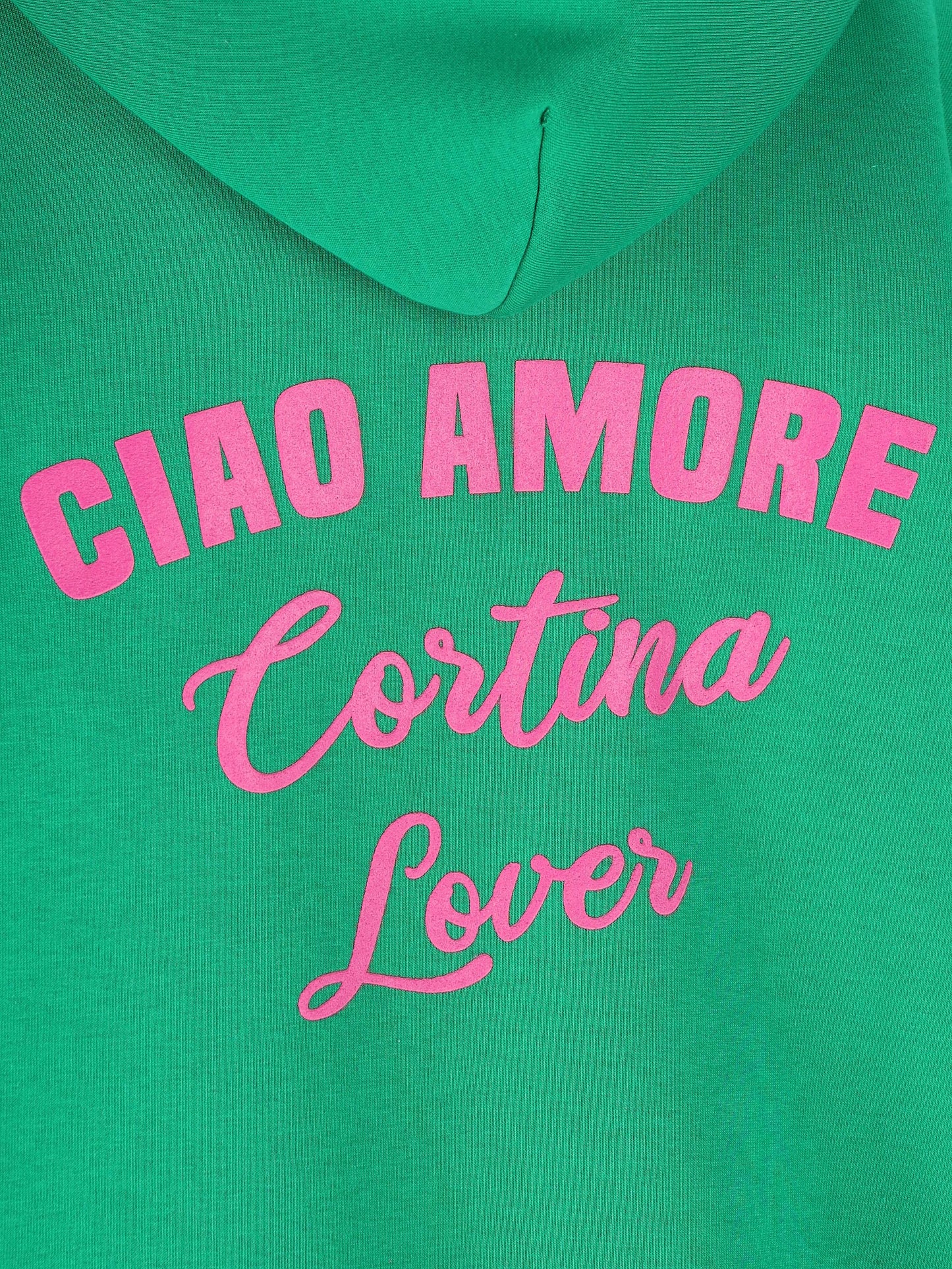 Felpa con cappiccio Ciao Amore Cortina Lover F25ET2322K 12 GIADA BENINCASA 
