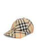Berretto da baseball in cotone e poliestere con motivo Burberry Check 8100741 B9368 BURBERRY 