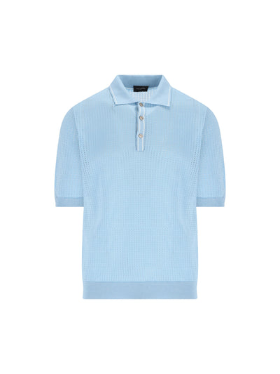Polo realizzata in cotone. HILL CIELO TAGLIATORE 