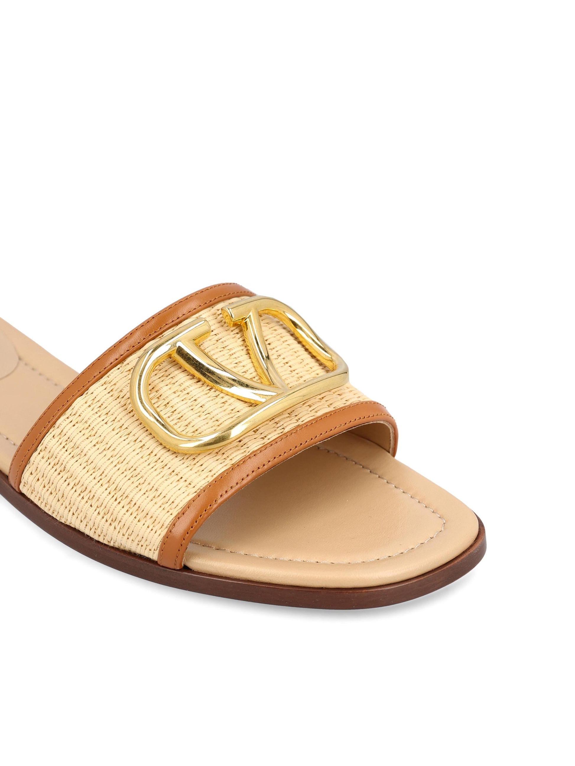 Sandalo slider realizzato in cotone e viscosa. 8W2S0BD5THQ DAD VALENTINO GARAVANI 