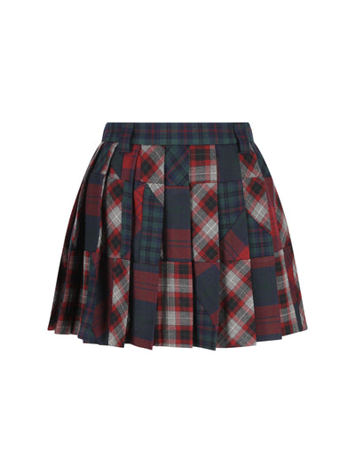 Minigonna realizzata in lana vergine. MG2598 18JLF0055 MIU MIU 