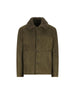 Giubbotto in Pelle Ovina con Collo in Shearling 49528 army SALVATORE SANTORO 