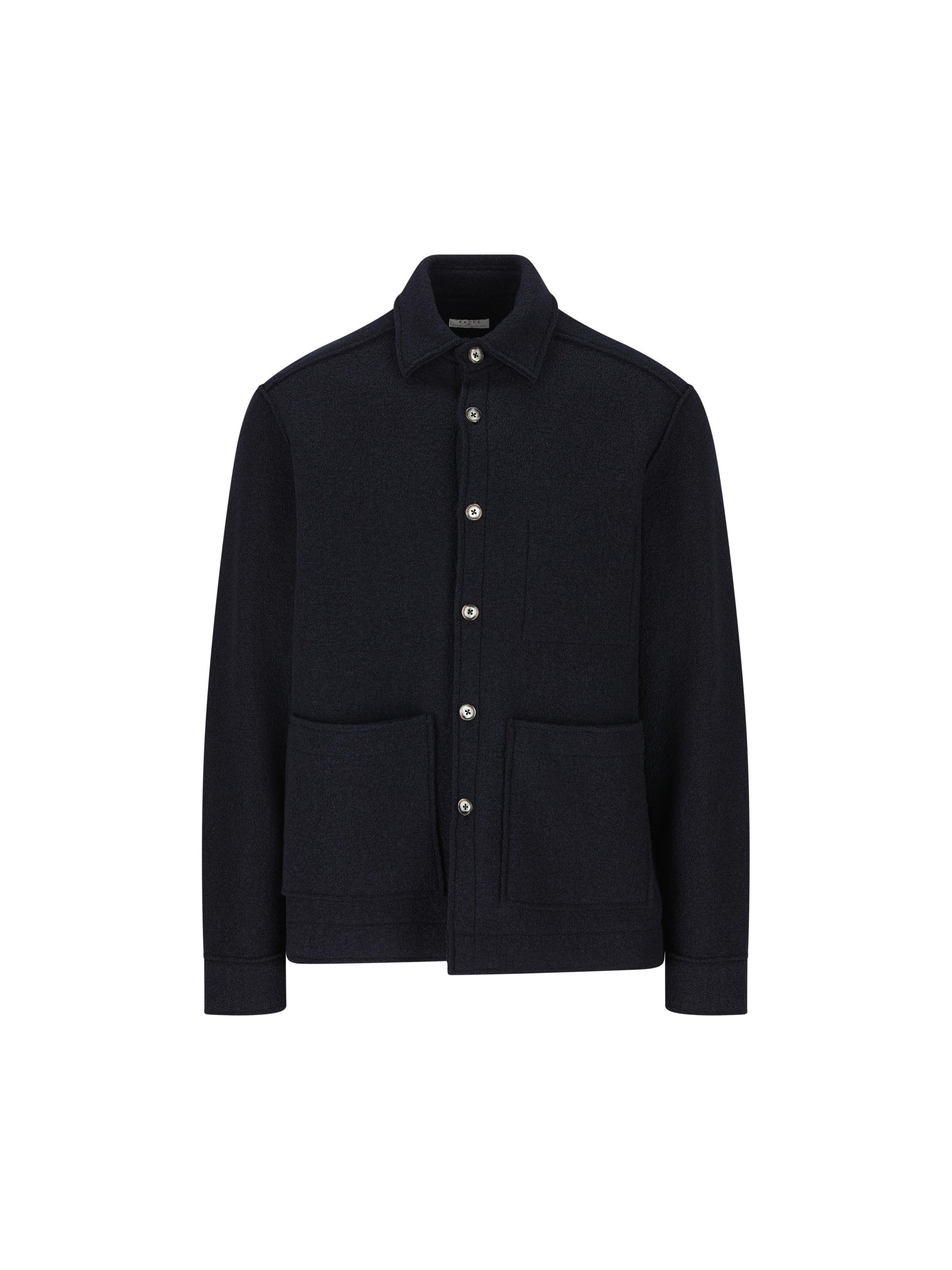 Giacca realizzata in lana vergine e jersey. J151ML 91445006 XACUS 