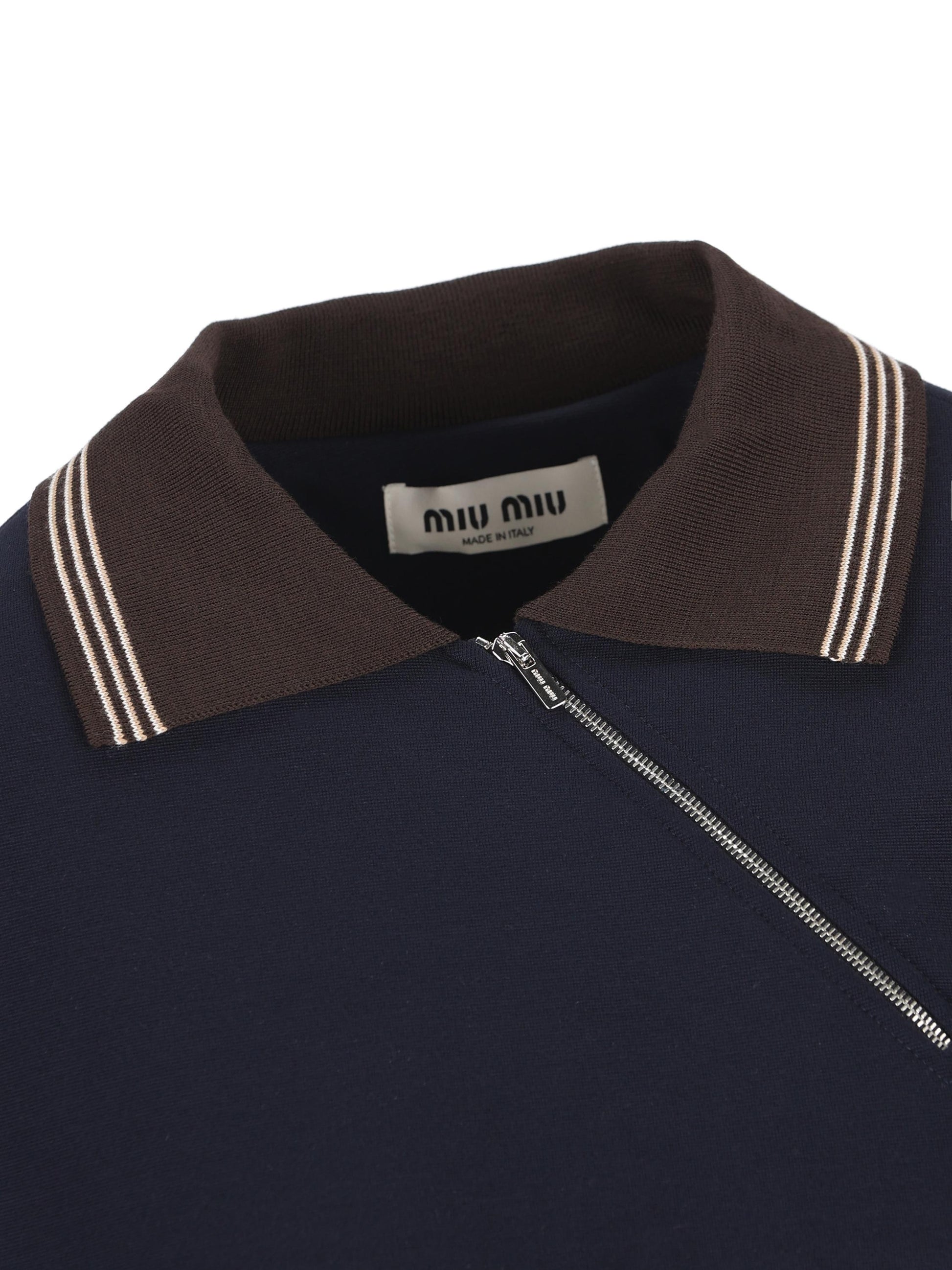 Felpa realizzata in viscosa. MJLA01 18FXF0KGN MIU MIU 
