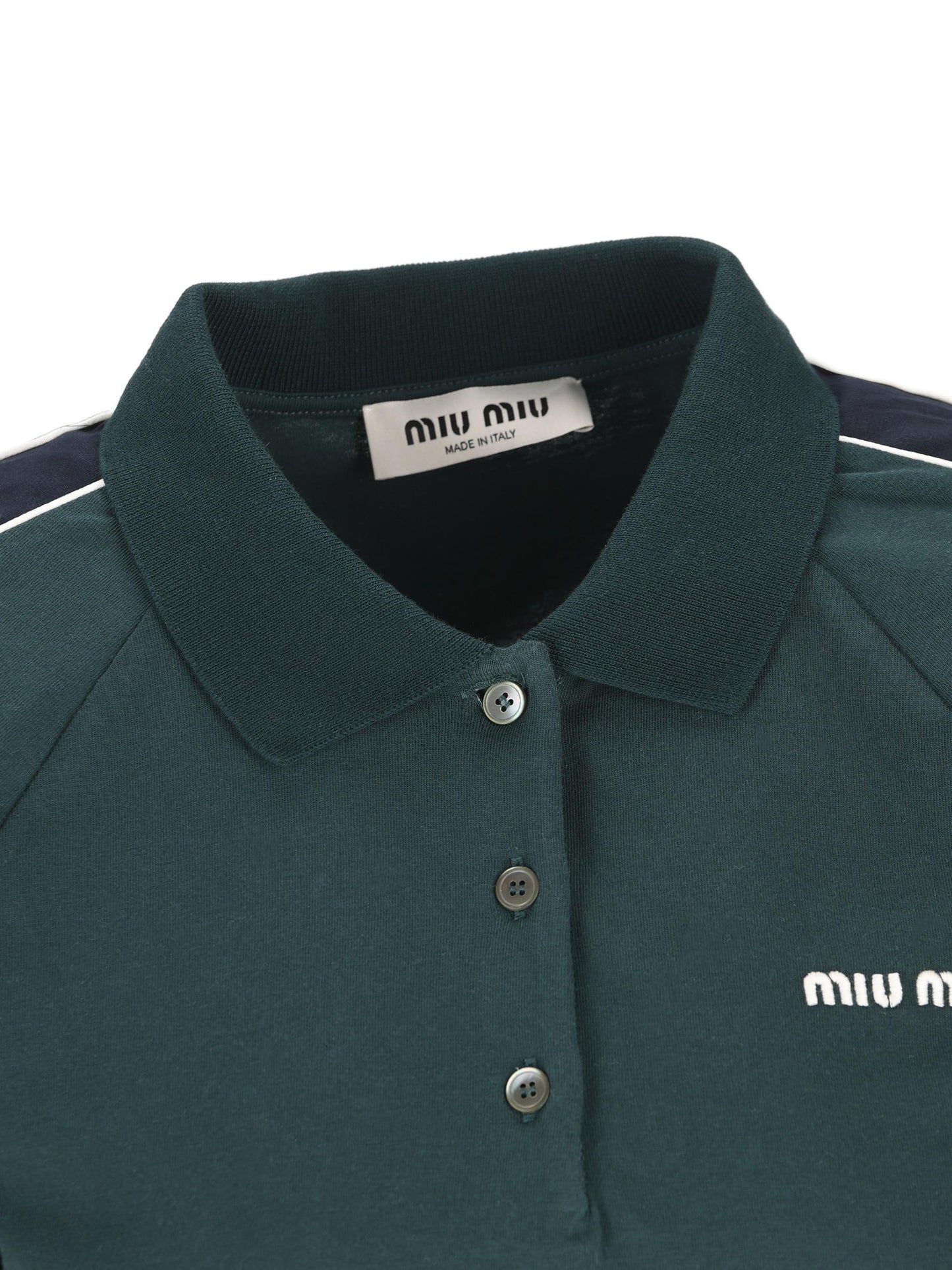 Polo realizzata in cotone. MJNA19 182DF0R3V MIU MIU 