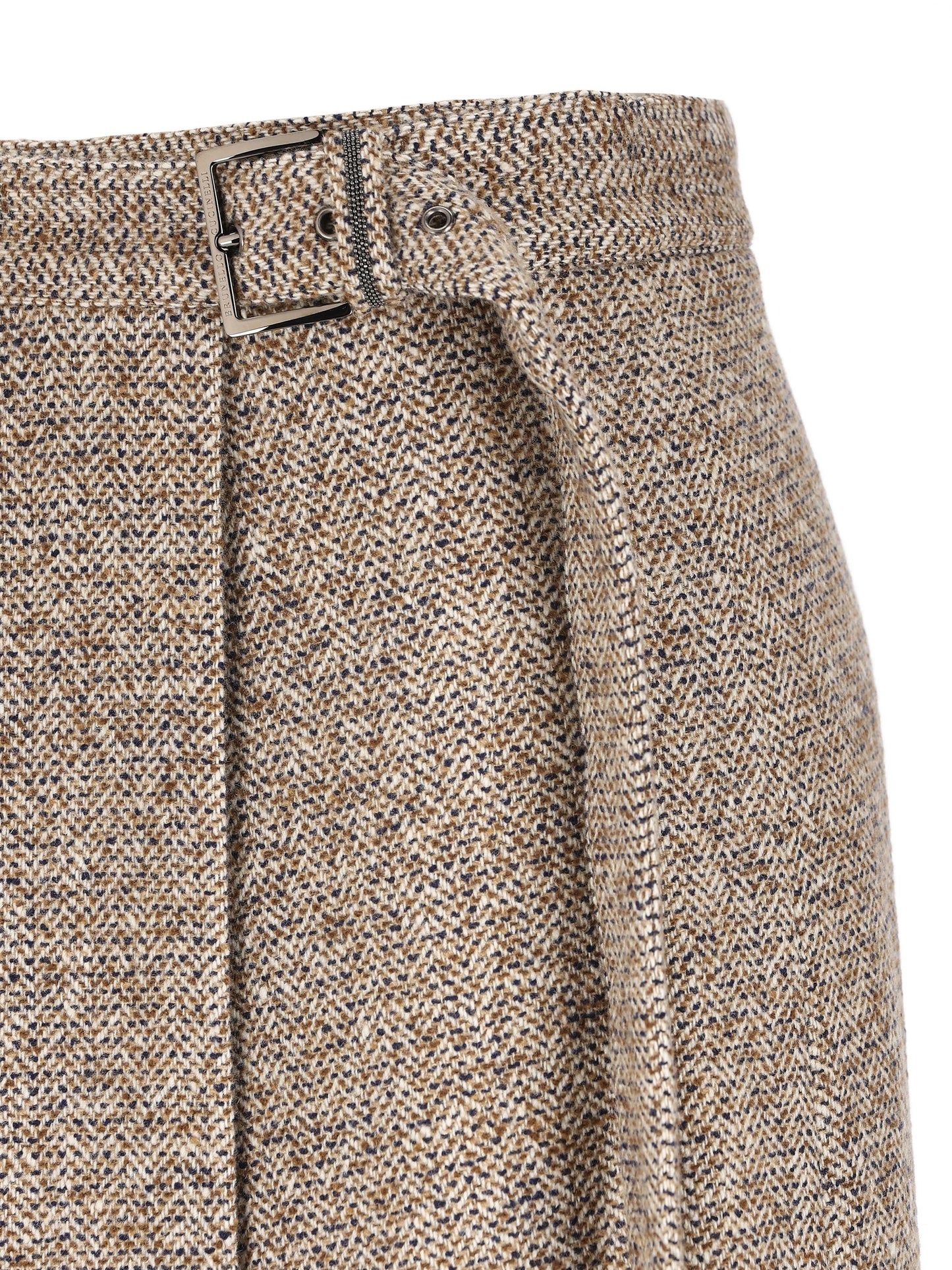 Gonna realizzata in lana vergine e seta. MG530G3906 C6286 BRUNELLO CUCINELLI 