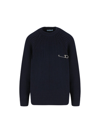 Maglia in lana vergine e cashmere. P24S2P 172EF0008 PRADA 