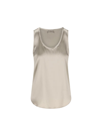 Top realizzato in seta. M0C59E0600 C9125 BRUNELLO CUCINELLI 