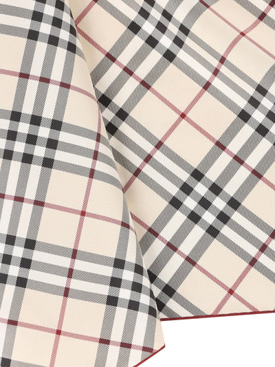 Foulard in twill di seta con motivo Burberry Check 8095223 A1450 BURBERRY 