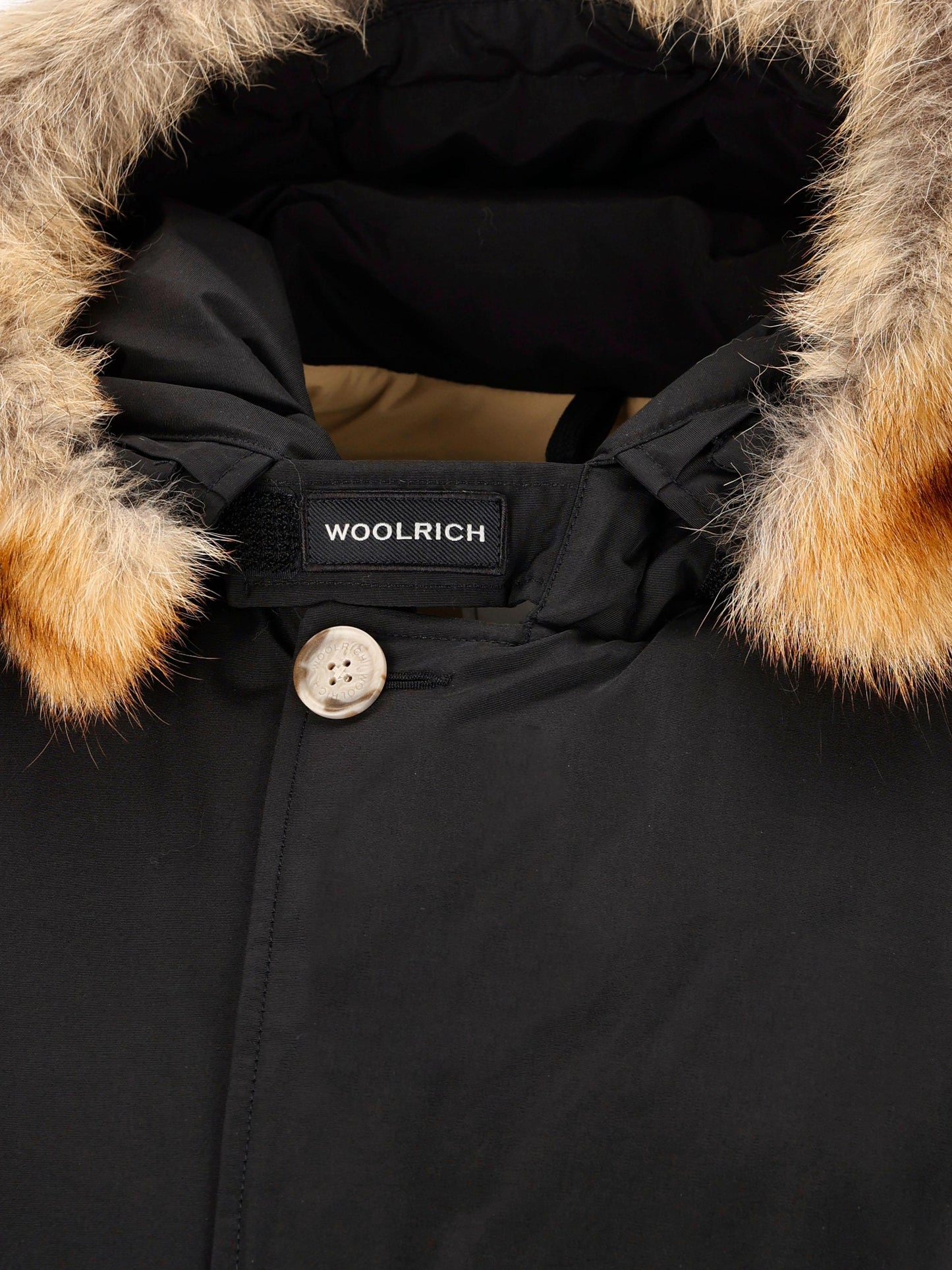 Parka in tessuto Ramar Cloth. CFWOOU0482MRUT0001 BLK WOOLRICH 