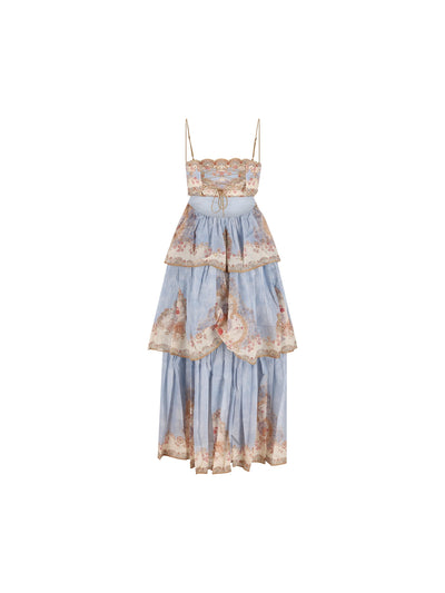 Abito realizzato in cotone misto seta. 5353DRS263 WPFD ZIMMERMANN 