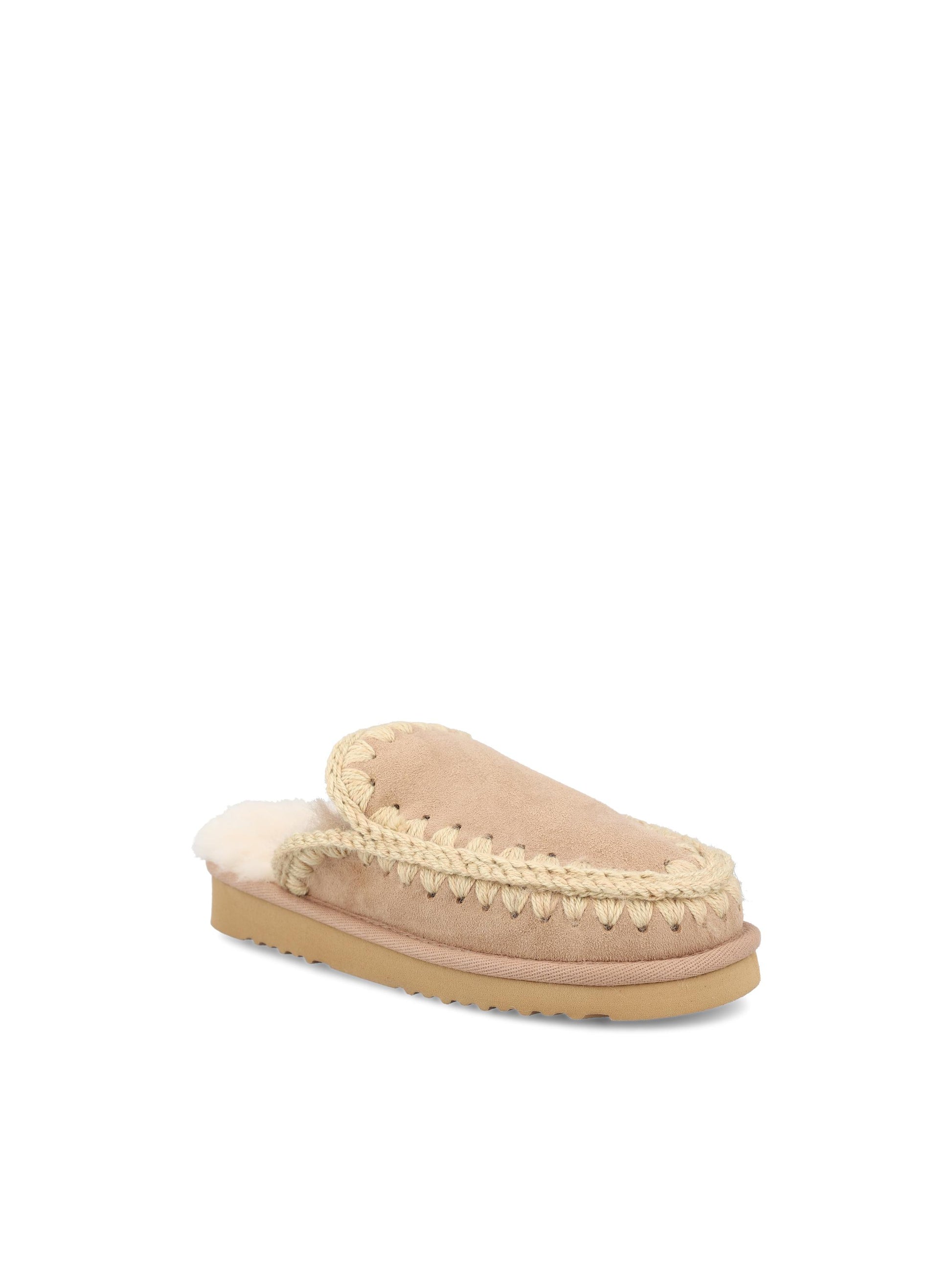 Slipper Eskimo in pelle. FW101125A CAM MOU 