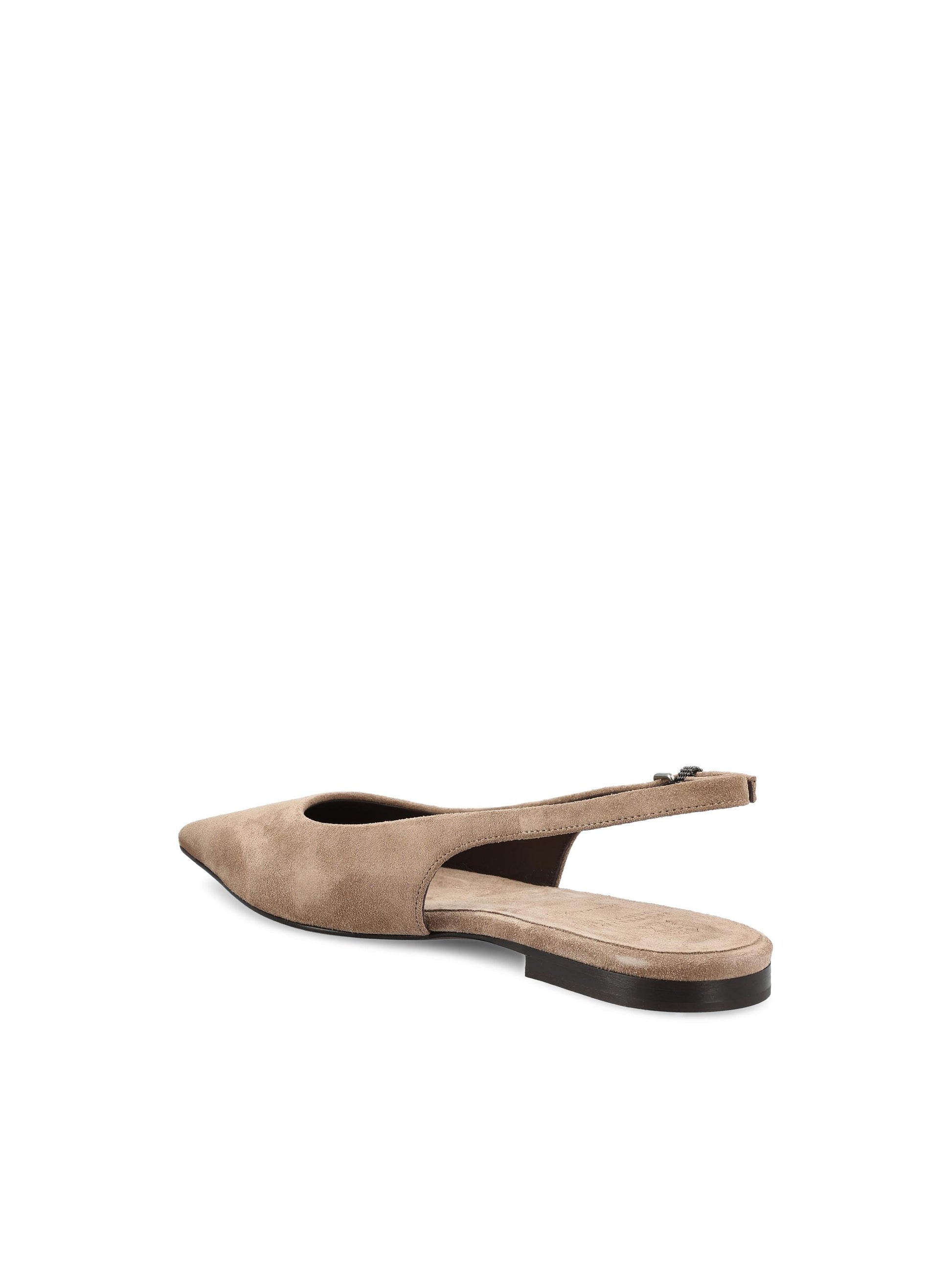 Flats Slingback realizzate in camoscio. MZSFC3178 C8849 BRUNELLO CUCINELLI 