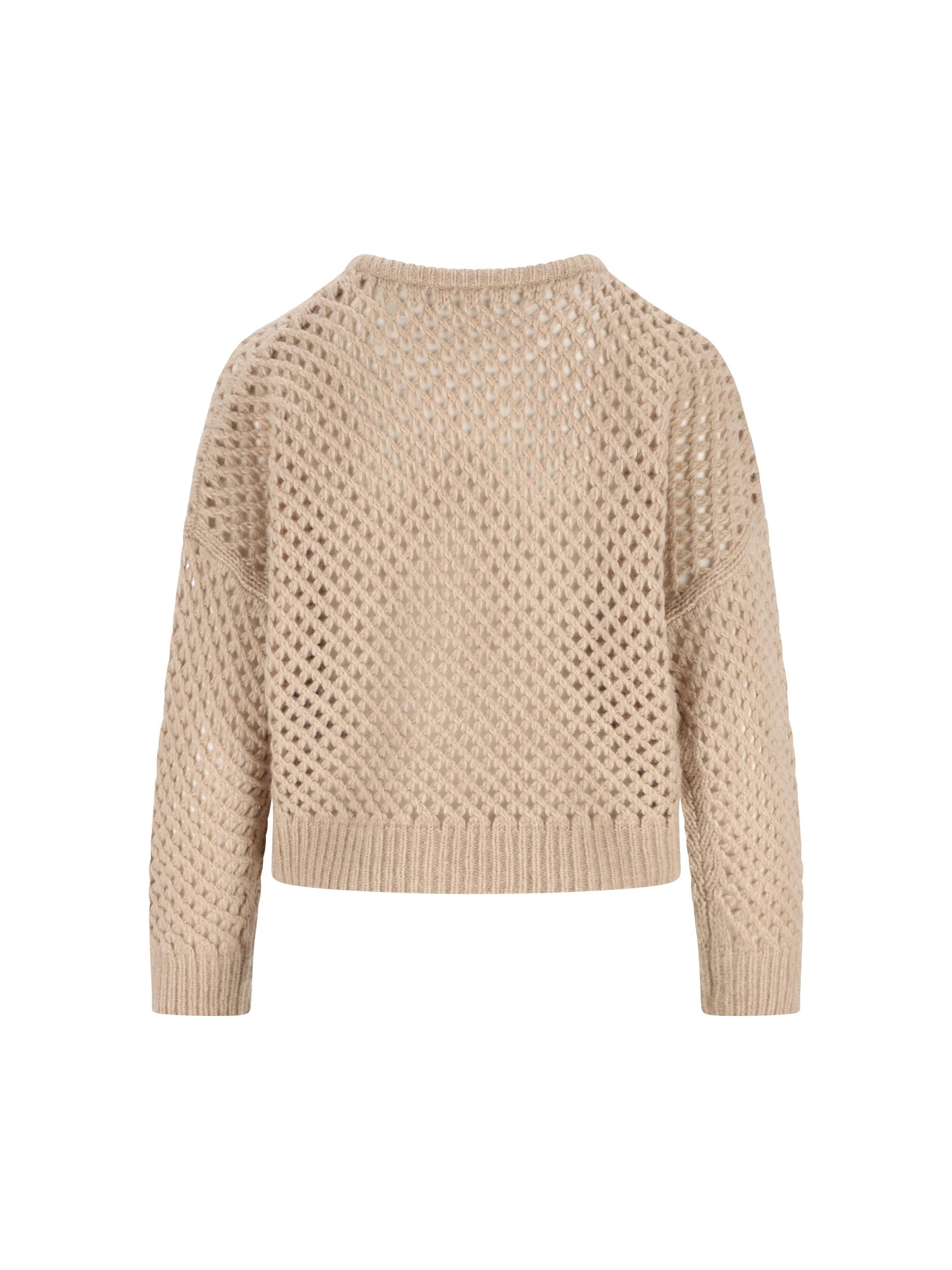 Maglione traforato in cashmere e seta 2521366142600 002 MAX MARA 