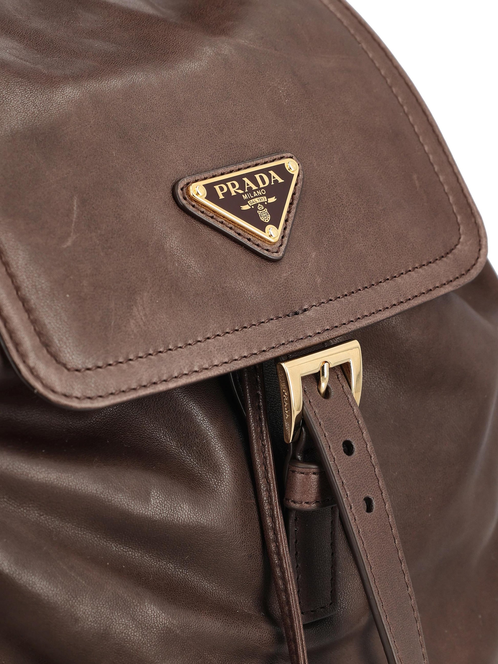 Zaino realizzato in pelle. 1BZ080 2DX8F0038 PRADA 