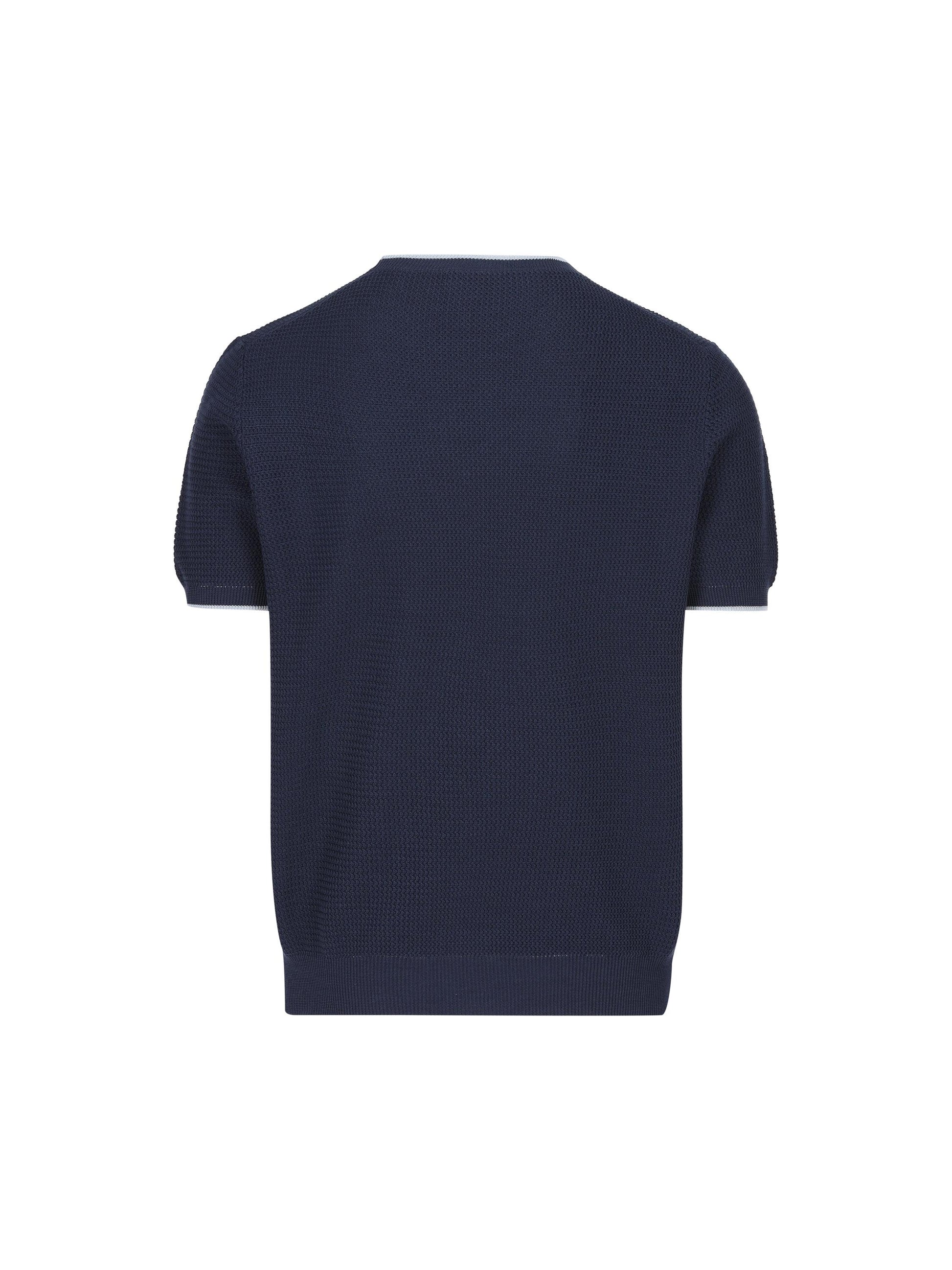 Maglia a maniche corte in seta e cotone UMF007 16XUF0008 PRADA 