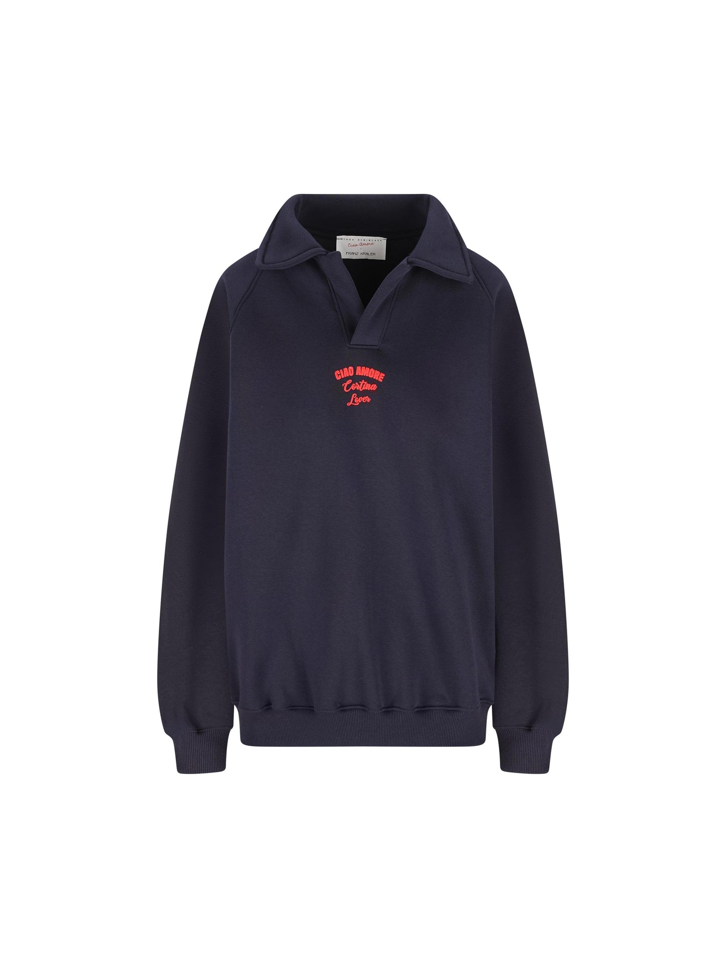 Polo in cotone "Ciao Amore Cortina Lover" F25ET1925K 03 GIADA BENINCASA 