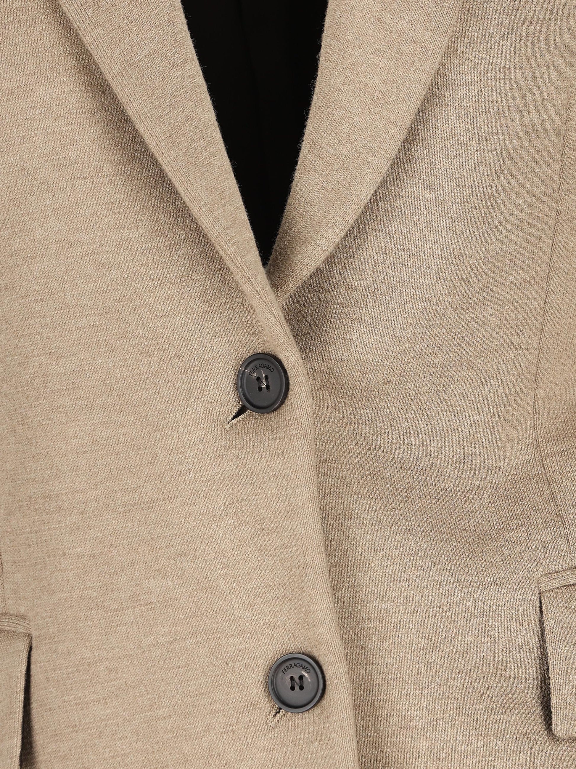 Blazer realizzato in lana vergine. 13H884 788805001 SALVATORE FERRAGAMO 