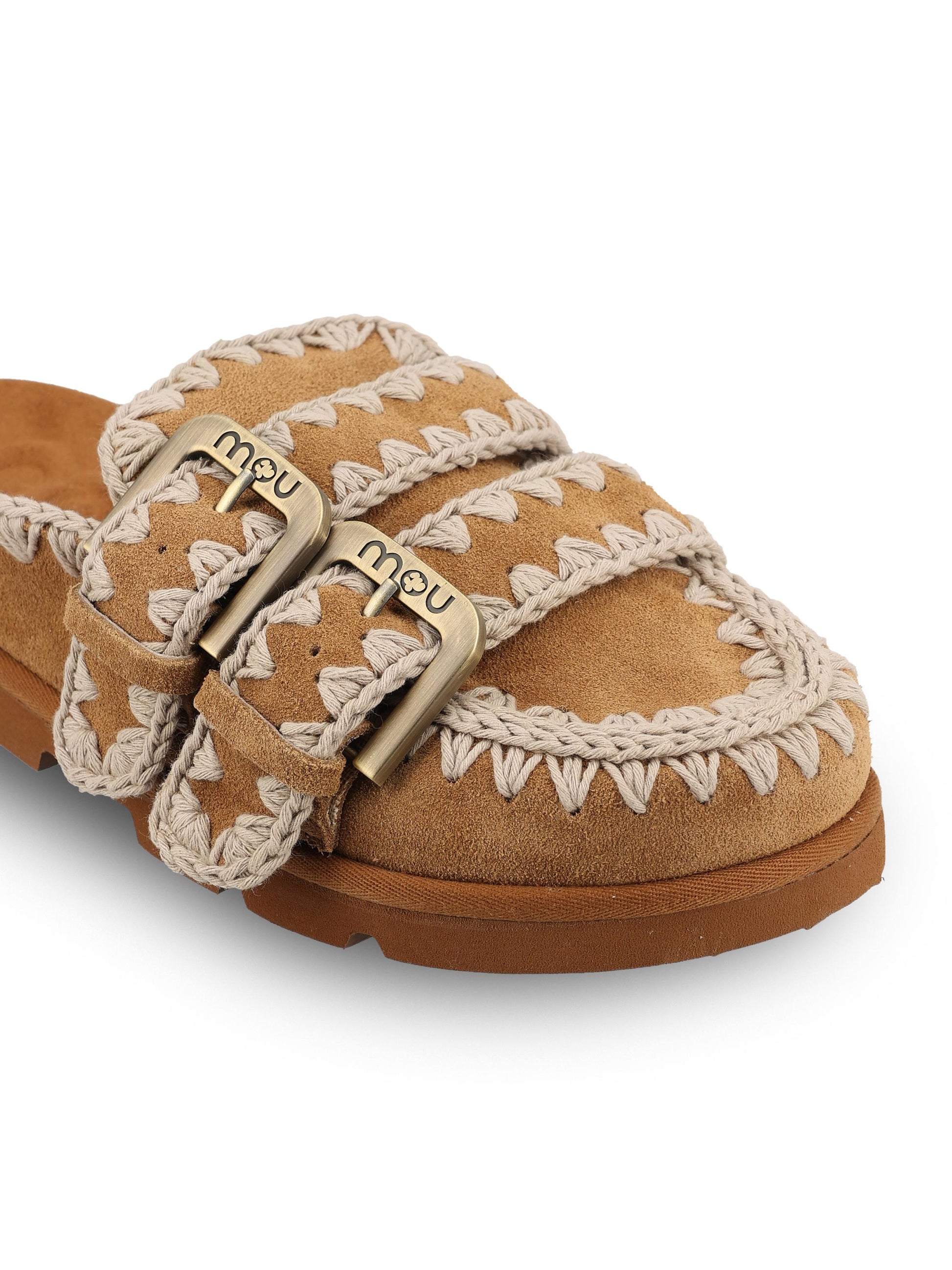 Sabot realizzati in pelle scamosciata. SW631003A COG MOU 