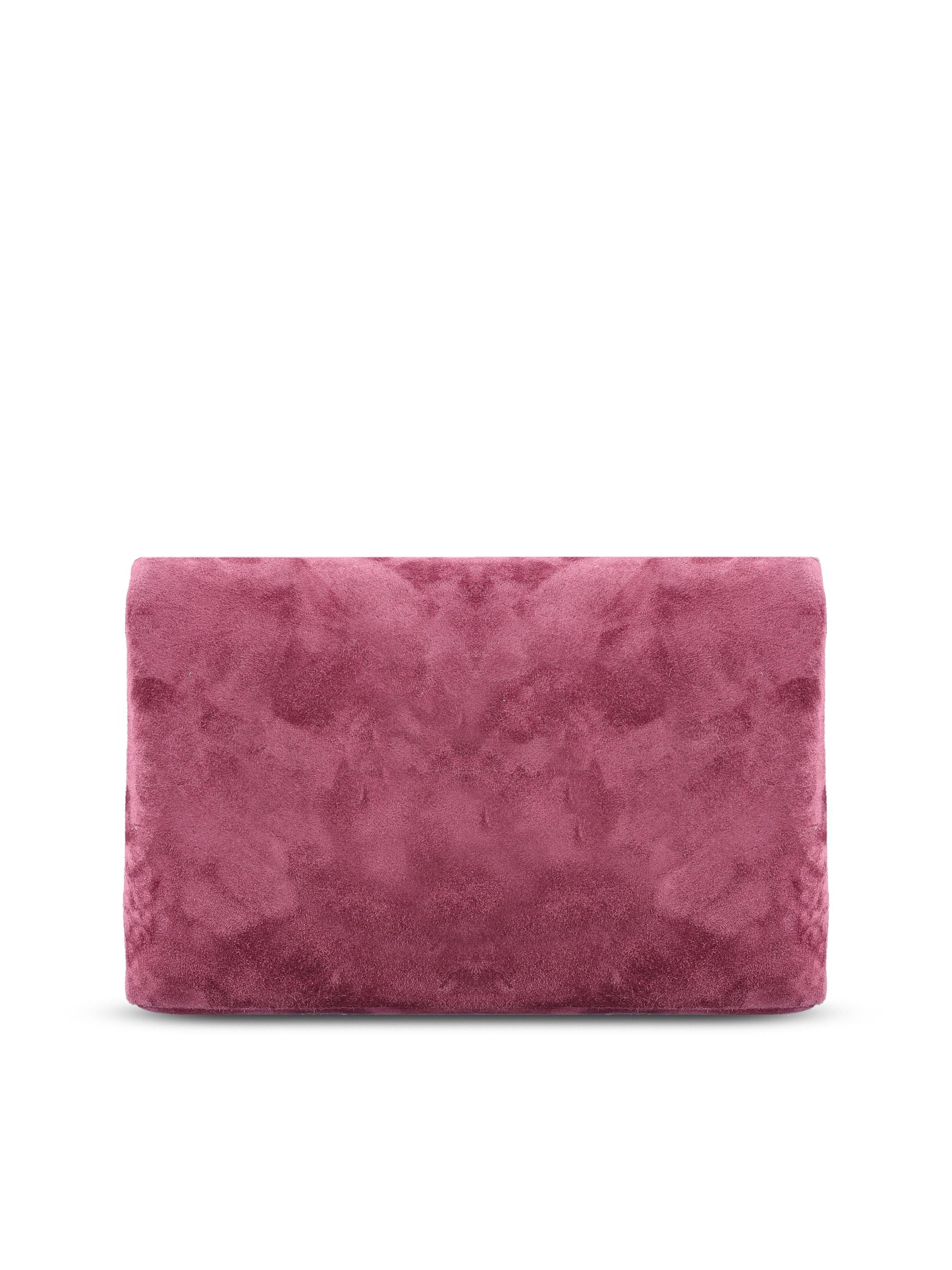 Pochette realizzata in pelle di pecora e metallo. 855569 1U80W6976 SAINT LAURENT 