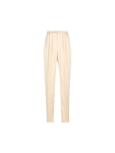 Pantaloni realizzati in seta. 856580 Y7J139002 SAINT LAURENT 