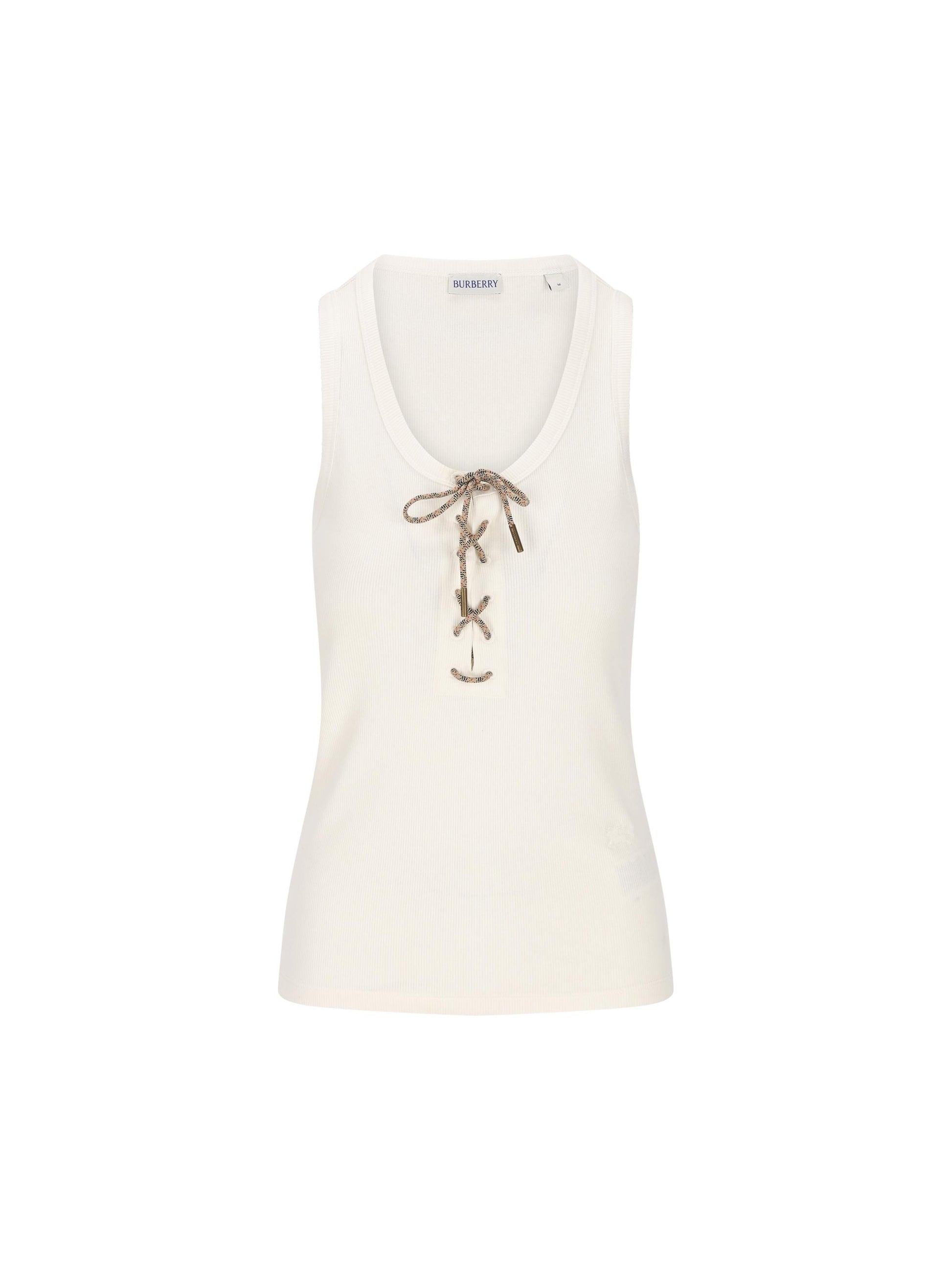 Top realizzato in cotone. 8117713 B7078 BURBERRY 